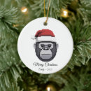 Search for gorilla christmas tree decorations Ape