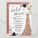Search for gold foil bridal shower invitations Watercolor