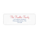 Search for red and blue return address labels Script
