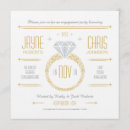 Search for ring engagement party invitations Simple