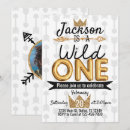 Search for wild things invitations King