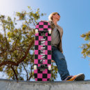 Search for pink and black skateboards Girl
