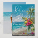 Search for ocean rehearsal dinner invitations Watercolor