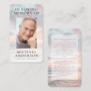 Search for in loving memory business cards Funeral