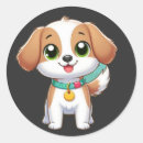 Search for little white dog stickers Cute