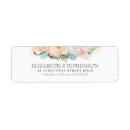 Search for pink and orange return address labels Elegant