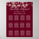 Search for burgundy wedding seating charts Modern
