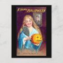 Search for nostalgic halloween postcards Girl