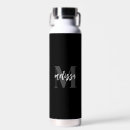 Search for monogram water bottles Girly