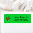 Search for brown white dog return address labels Animal