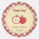 Search for apple birthday stickers Red