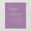 Search for dusty purple wedding invitations Budget