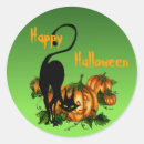 Search for cat pumpkin stickers Halloween