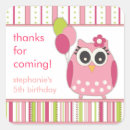 Search for girly owl stickers Birthday