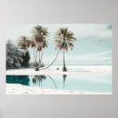 Search for beautiful beach scene posters Palm trees