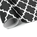Search for quatrefoil wrapping paper Elegant