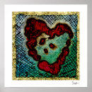 Search for bleeding hearts posters Red