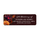 Search for orange and black return address labels Halloween