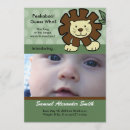 Search for lion birth announcement cards Boy
