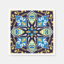 Search for blue tile napkins Azulejo