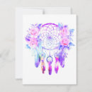Search for dreams 4x5 invitations Pink