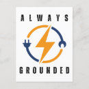 Search for funny engineering postcards Electrician