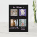 Search for funny cat mothers day cards Humour