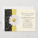 Search for flower 50th anniversary invitations Yellow