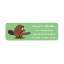 Search for beaver return address labels Animal