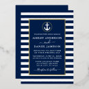 Search for navy blue gold white invitations Anchor