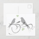 Search for bird silhouette postcards Love birds