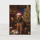 Search for airedale christmas cards Dog