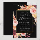 Search for fall leaves bridal shower invitations Watercolor floral
