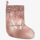Search for glitter christmas stockings Rose gold