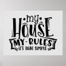 Search for house rules posters Funny