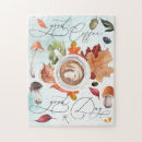 Search for autumn puzzles Watercolor