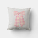 Search for pink bow cushions Coquette