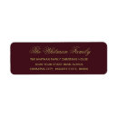 Search for writing return address labels Typography