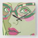 Search for vintage woman clocks Face