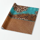 Search for faux leather wrapping paper Western