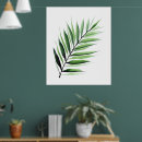 Search for green palm leaf posters Minimalist