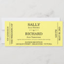 Search for ticket style invitations Unique