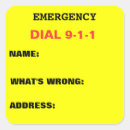 Search for emergency 911 stickers Police