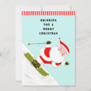 Search for funny skiing christmas cards Skier