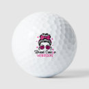 Search for breast cancer pink ribbon golf balls Warrior