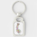 Search for giraffe key rings Colourful