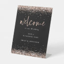 Search for black and gold wedding signs Glitter