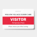 Search for visitor id badges Red