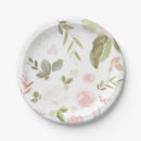 Search for blush plates Floral bridal shower