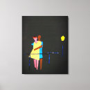 Search for lo canvas prints Black